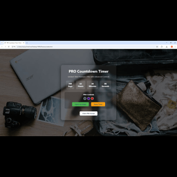 Premium Countdown Timer with Animations