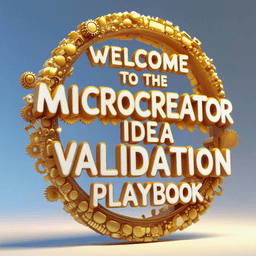 Microcreator Idea Validation Playbook