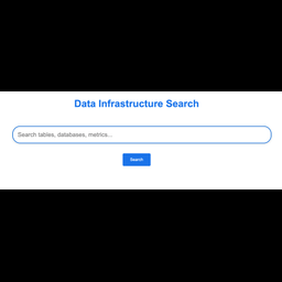 Data Infrastructure Search