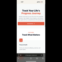 Life Progress Tracker