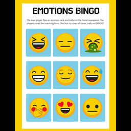 Social Emotional Bingo | Digital PNG 