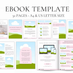 Editable Canva eBook Template
