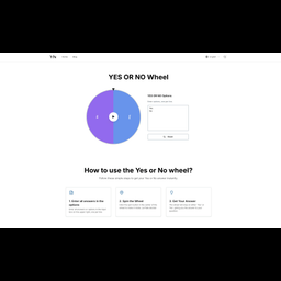 YES OR NO Wheel