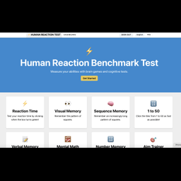 Human Reaction Benchmark