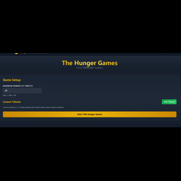Hunger Games Simulator