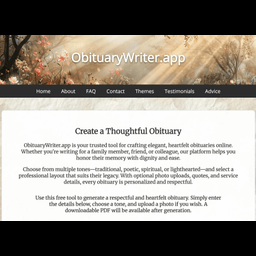 Obituary Generator