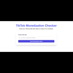 TikTok Monetization Checker