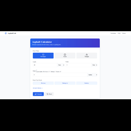 Asphalt Calculator by PaveMaster Pro