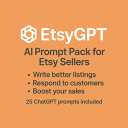 EtsyGPT – AI Prompt Pack for Etsy
