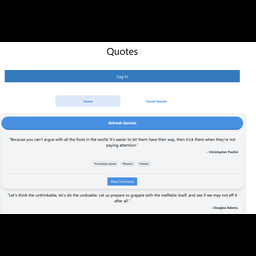 Open-source quotes app