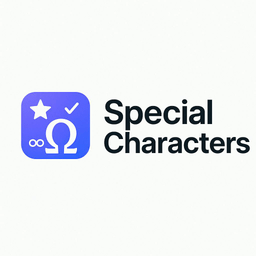 Special symbol copy tool