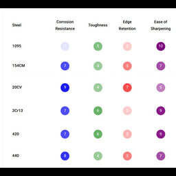 Knife Steel Explorer