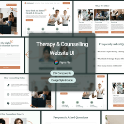 Therapy and Counselling Website UI