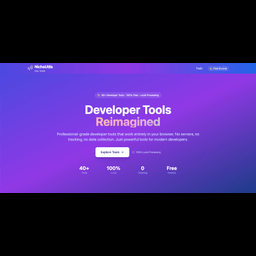 NicheUtils: 40+ Free Dev Tools 