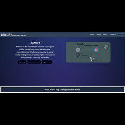 Trimify-The Ultimate & Free URL Shortner
