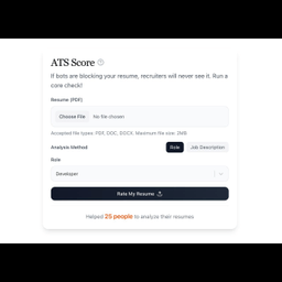 AI Resume Checker for ATS