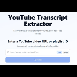 YouTubeTranscripts.tech