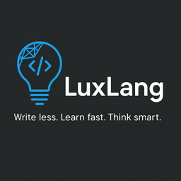 LuxLang — ML Coding Made Simple