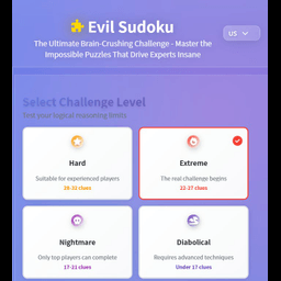 Evil Sudoku