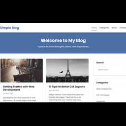 simple blog 