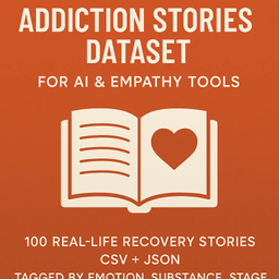Addiction Stories Dataset for AI 