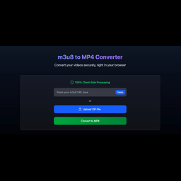 m3u8 to MP4 Online Converter