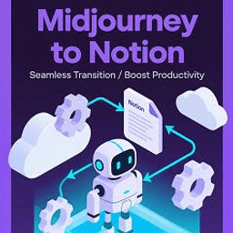 Midjourney to Notion