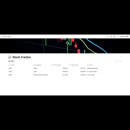 Notion Stock Tracker 