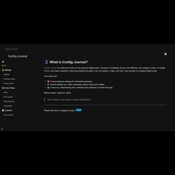 config-journal