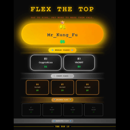 Flex The Top Digital Leaderboard
