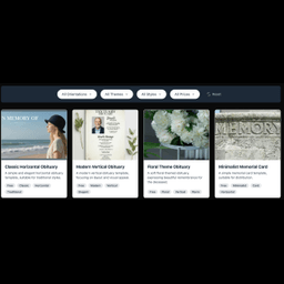 Easy Obituary Template