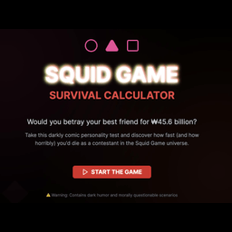 Squid Game Survival Calculator