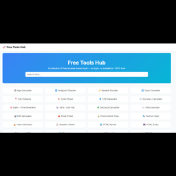 Free Tools Hub