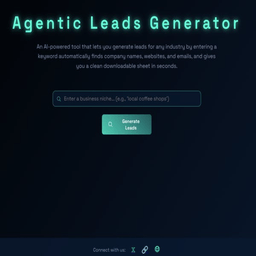Agentic Leads Generator
