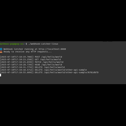 Webhook Catcher CLI