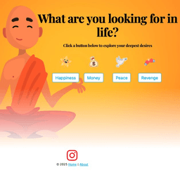 What are you looking for in life