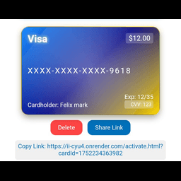 Virtual Card Generator