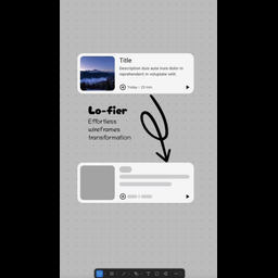 Lo-Fier | convert to wireframe