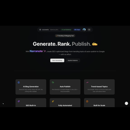 Narranote AI Blog Creator