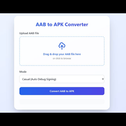 AAB to APK Converter (Ultra Fast)