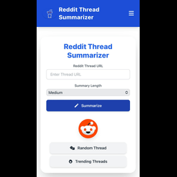 Reddit Thread Summarizer