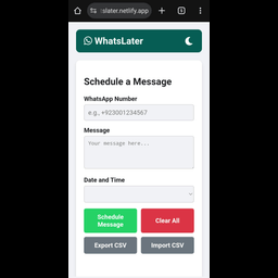 WhatsLater