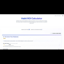 Habit ROI Calculator