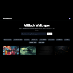 AI Black Wallpaper