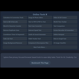 Free browser based tools