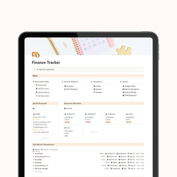 Finance Tracker Notion Template
