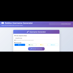 Create Unique Usernames