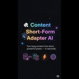 Content Short-Form Adapter AI Extension