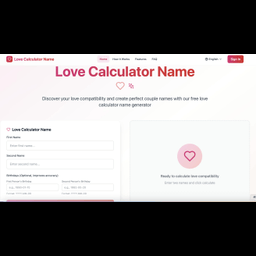 Love Calculator Name