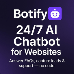 Botify – 24/7 AI Chatbot for Websites